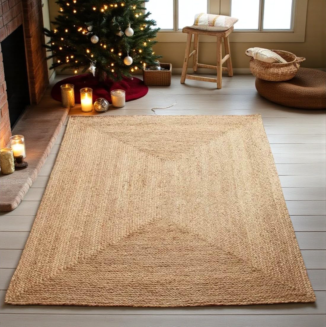 4x6 Rectangular Jute Rug