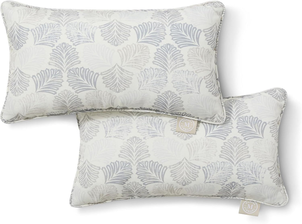 Tropical Lumbar Outdoor Pillows 2 Pack