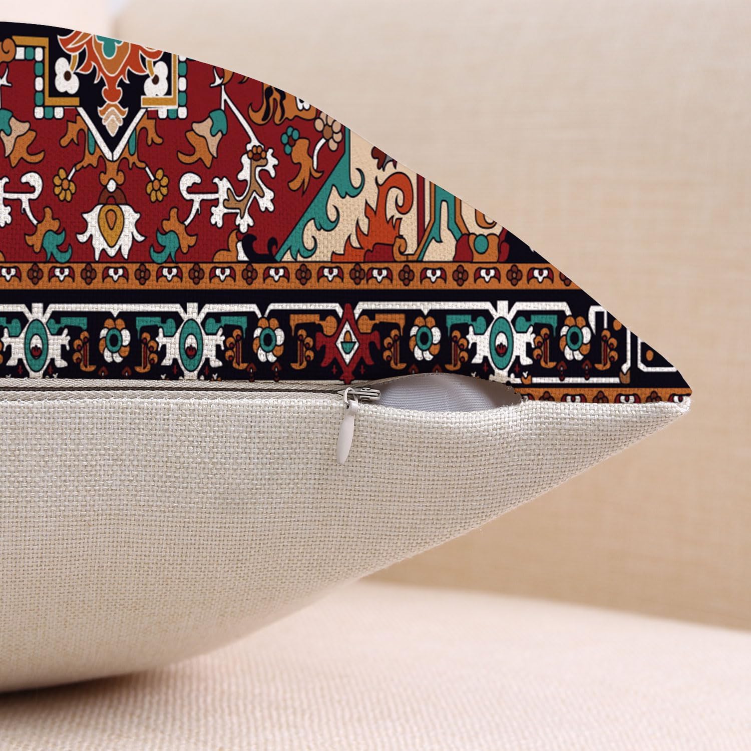 Geometric Boho Outdoor Pillow Covers 2 Pack