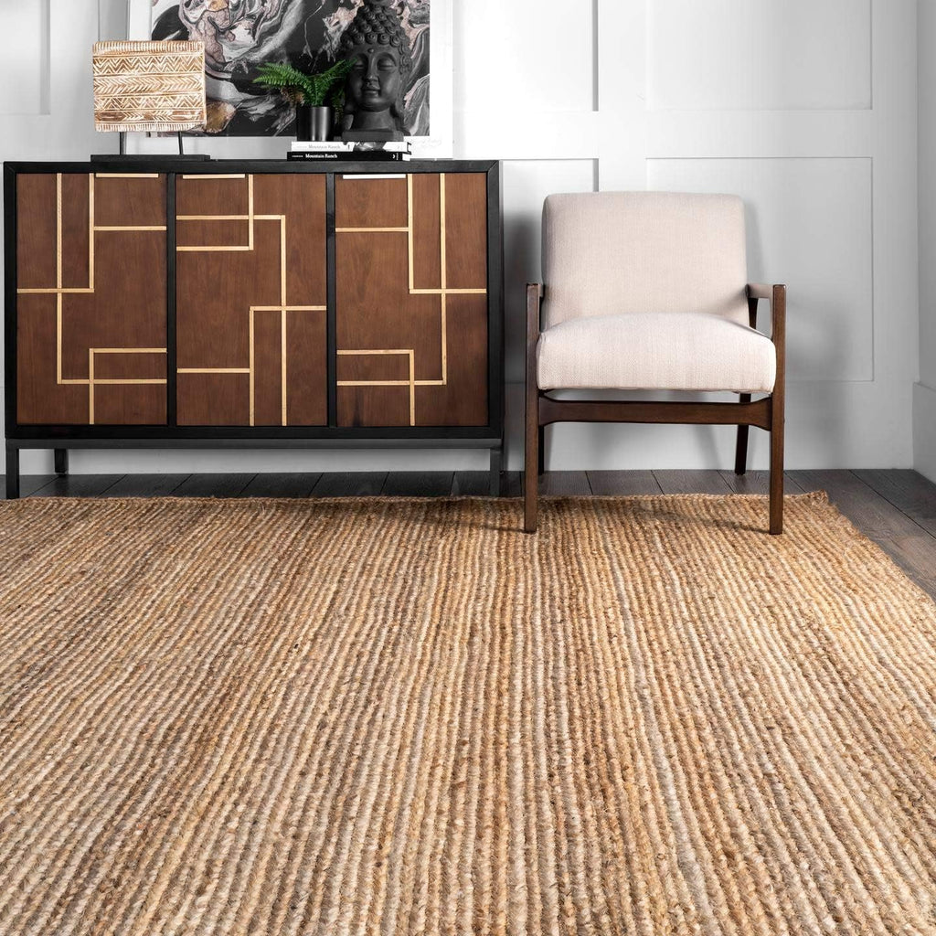 6x9 Natural Jute Farmhouse Rug