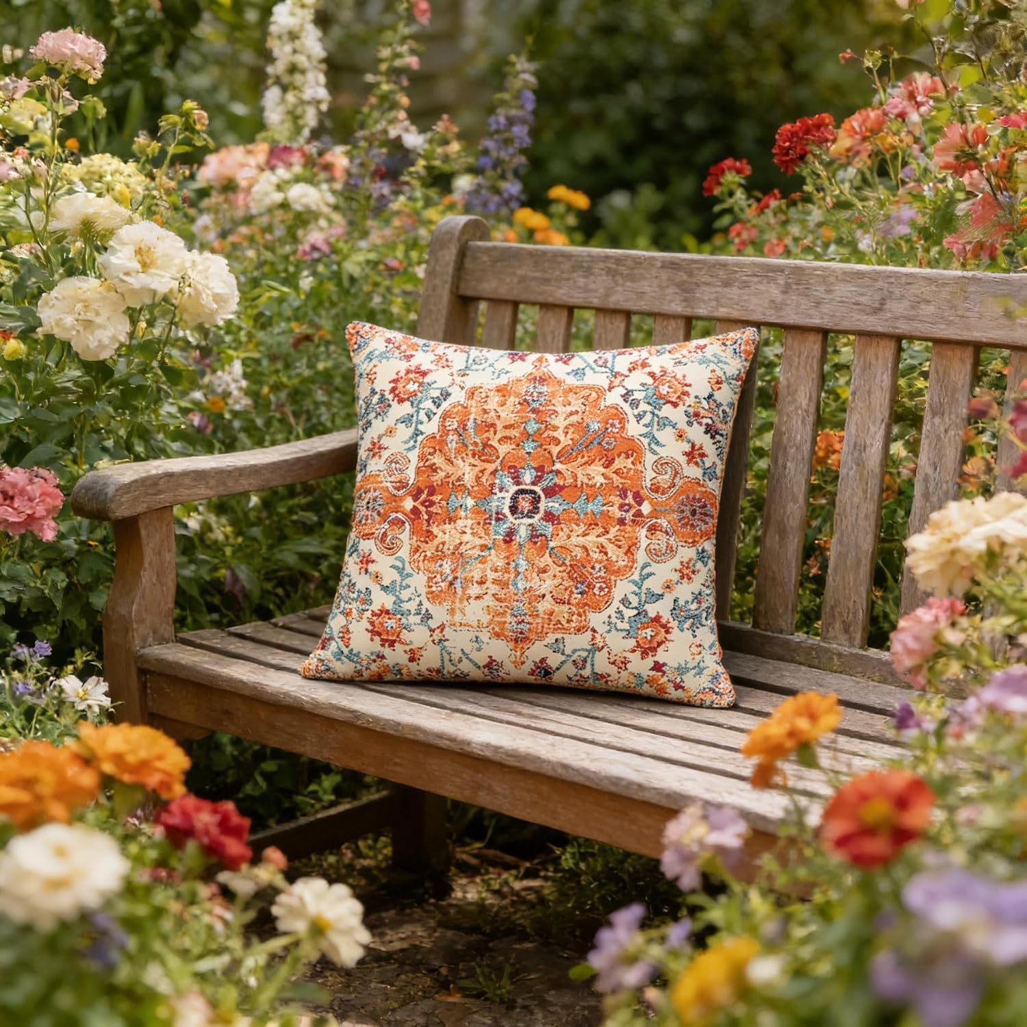 Boho Outdoor Pillow Covers 2 Pack