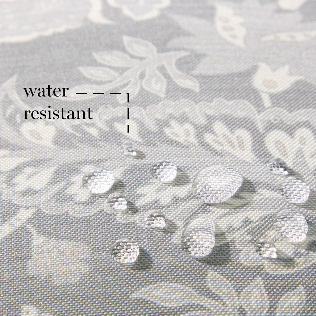 Floral Grey Outdoor Pillows 2 Pack