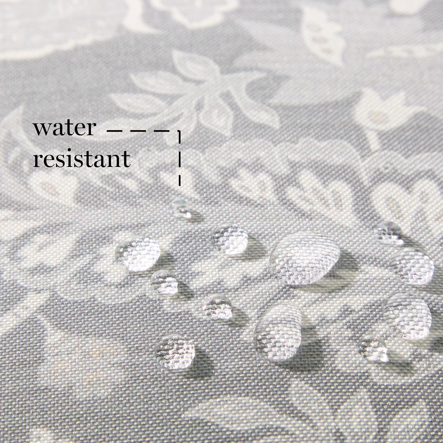 Floral Grey Outdoor Pillows 2 Pack