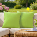 Green Outdoor Pillow Covers 2 Pack