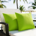 Fluorescent Green Outdoor Pillow Covers 2 Pack