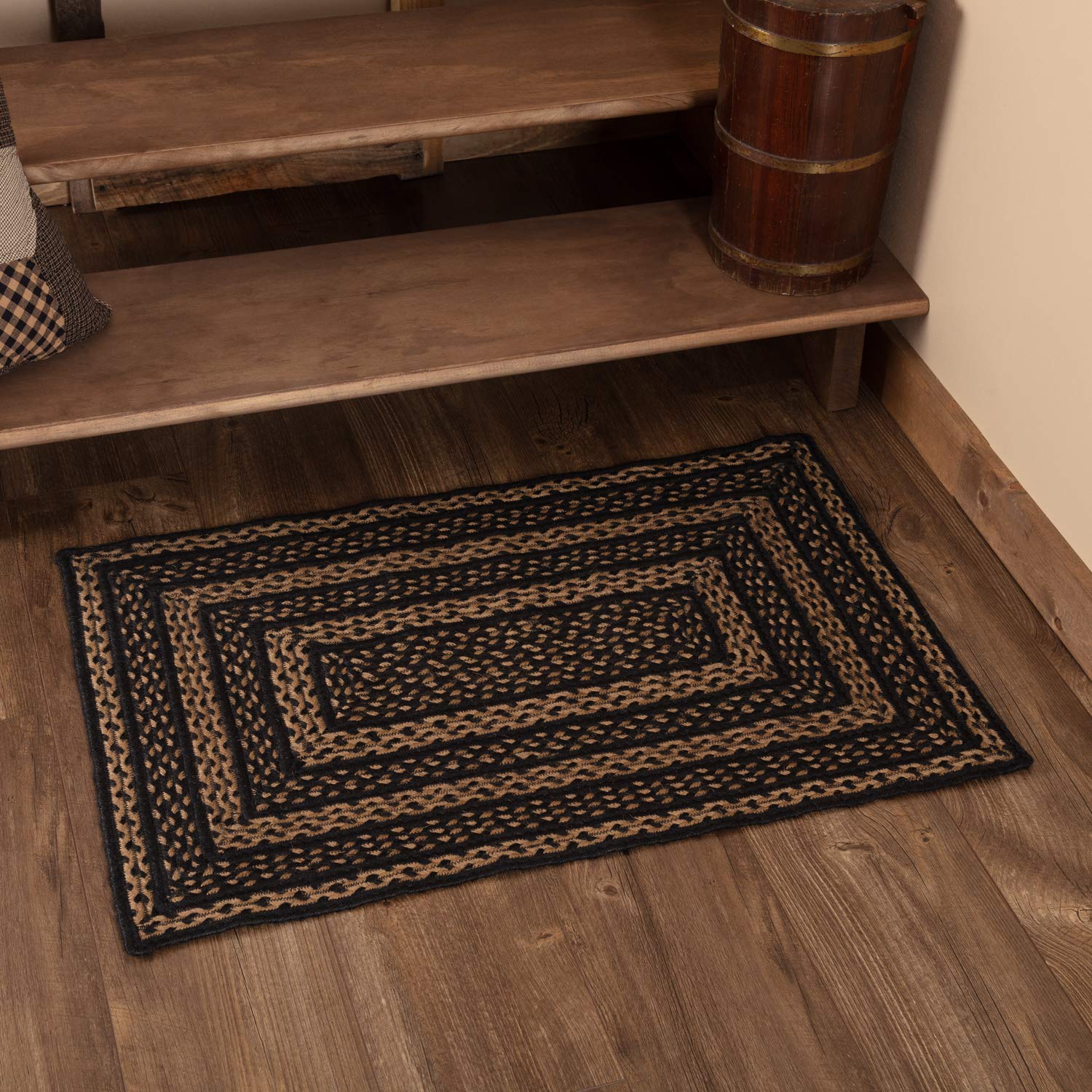 Striped Jute Farmhouse Rug 20x30