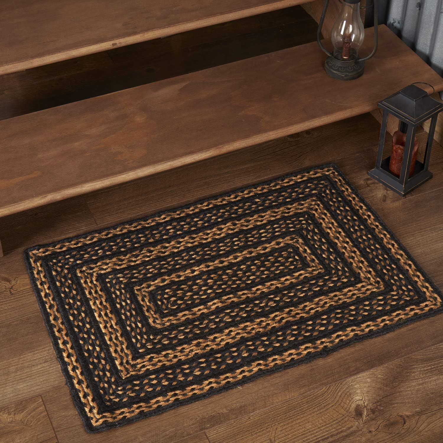 Striped Jute Farmhouse Rug 20x30