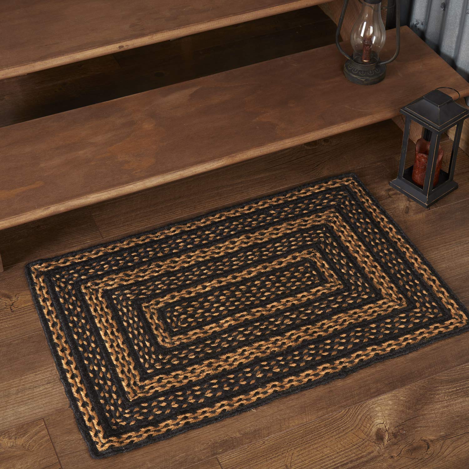 Striped Jute Farmhouse Rug 20x30