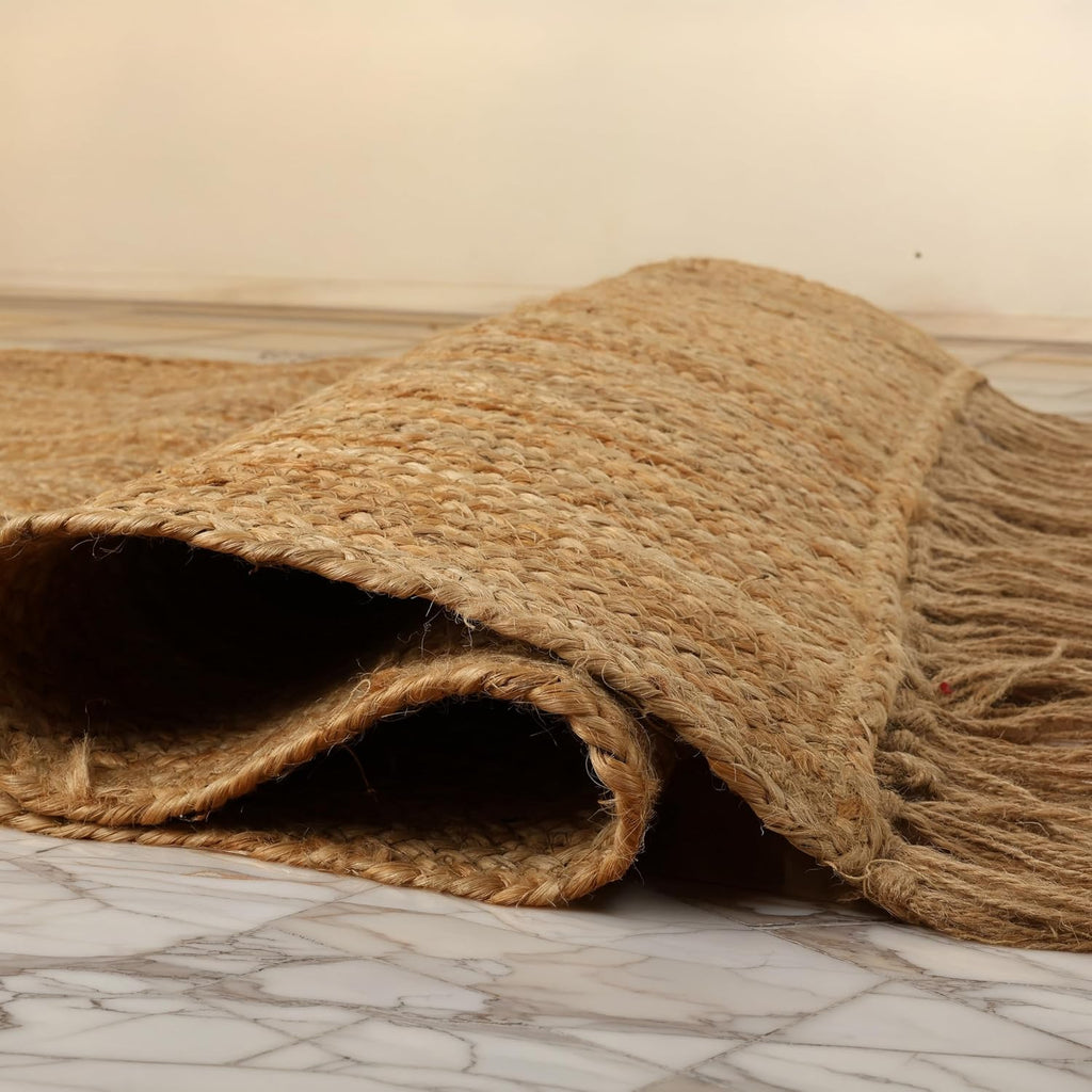 3x5 Braided Natural Jute Rug