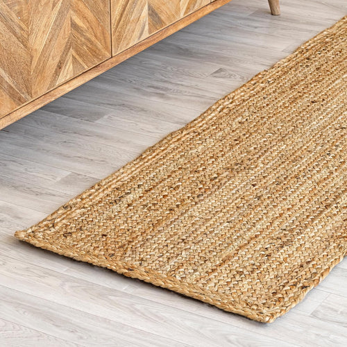 2x6 Braided Jute Runner Rug