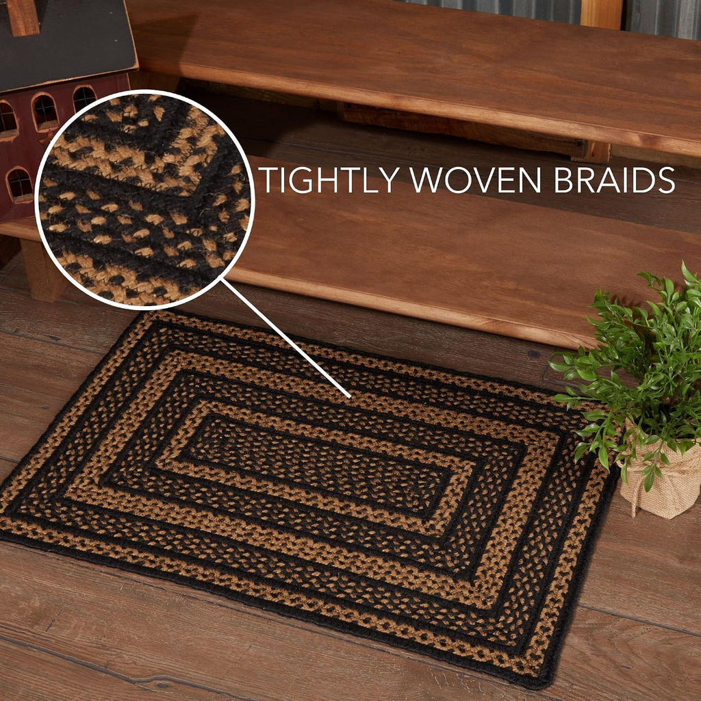 Striped Jute Farmhouse Rug 20x30