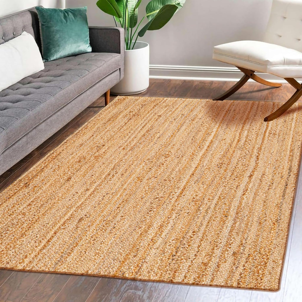 3x5 Boho Braided Jute Rug