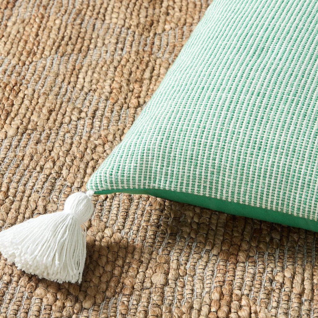 Ribbed Indoor Outdoor Decor Pillow