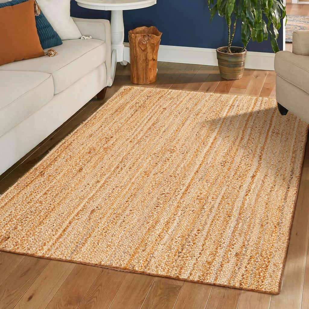 3x5 Boho Braided Jute Rug