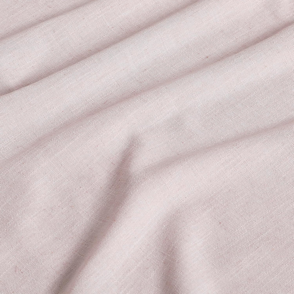 Pink Linen Blend Blackout Curtains 2 Pack